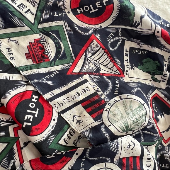 Accessories - Beautiful Scarf Wrap Evening Schawl Hotel Paris Roma Deauville Mer Splendid